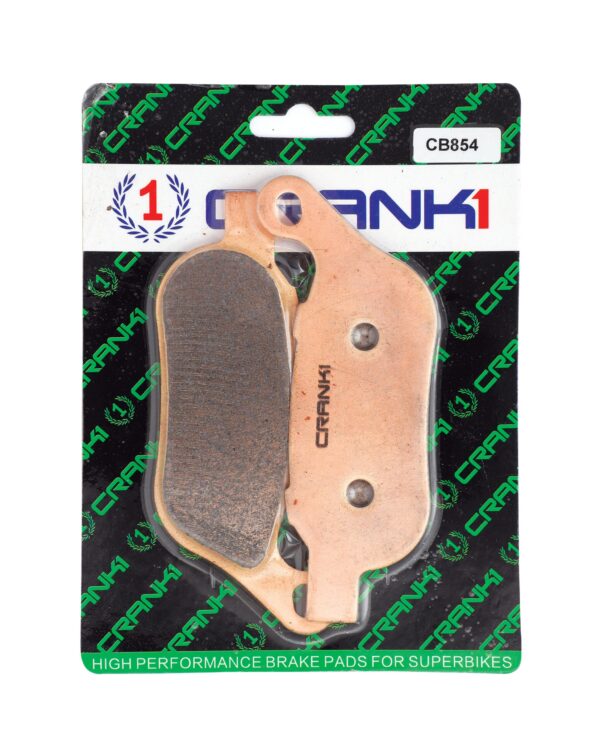 Crank1 Sintered Brake Pads For Harley Davidson Dyna Super Glide Customs (2008-2014) - Rear - CB854