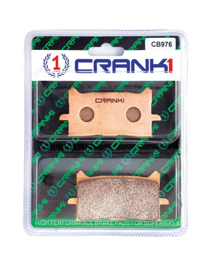 Crank1 Sintered  Brake Pads For Honda CBR650R (2021 Onwards) - Front - CB976 - 2 Sets