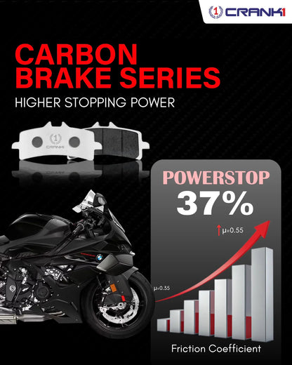 Crank1 Carbon Brake Pads For Ducati Streetfighter V4S - Rear - CFB662