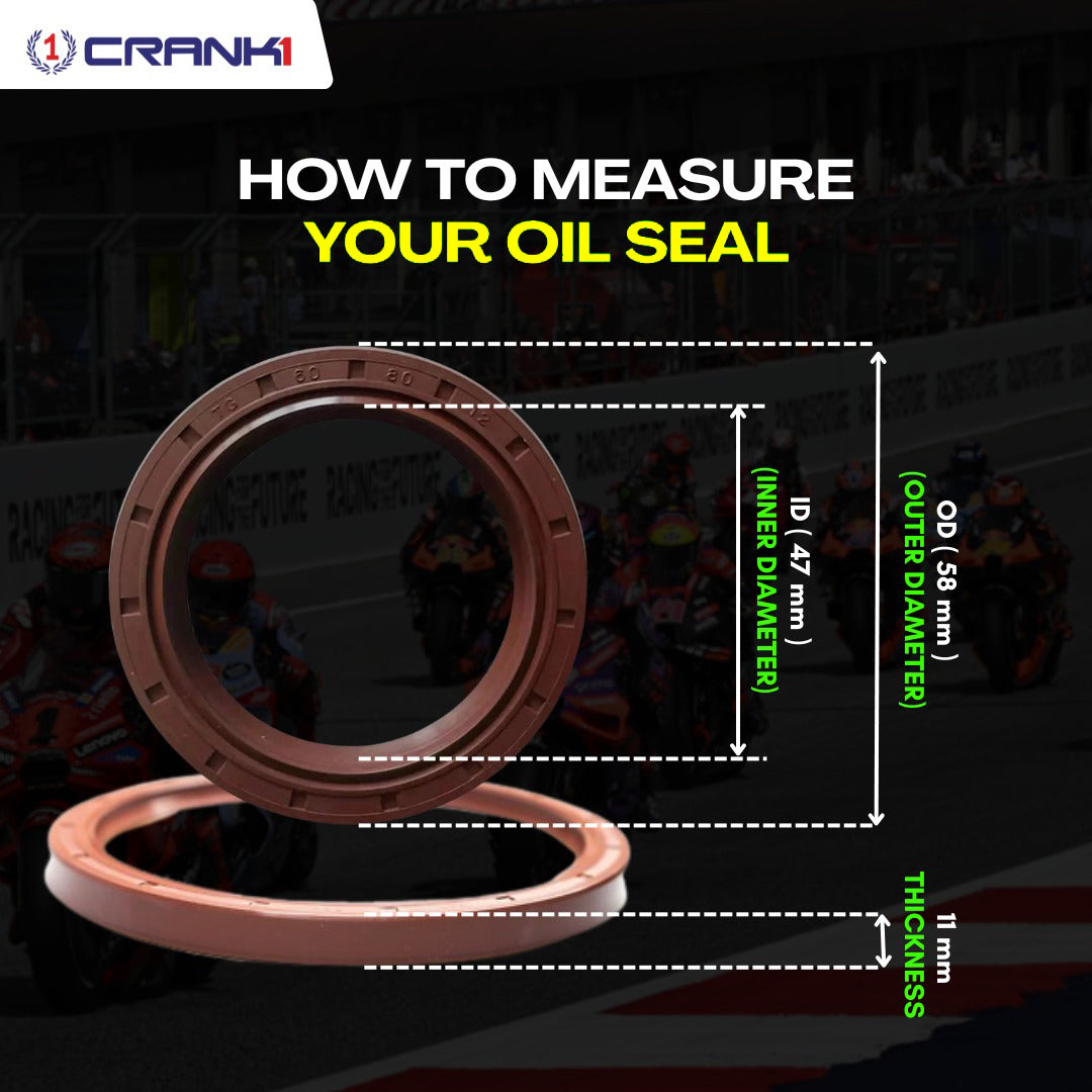 Crank1 Fork Oil Seals Pair For Triumph Tiger 800 XRX (2015-2017) - CPF55-120