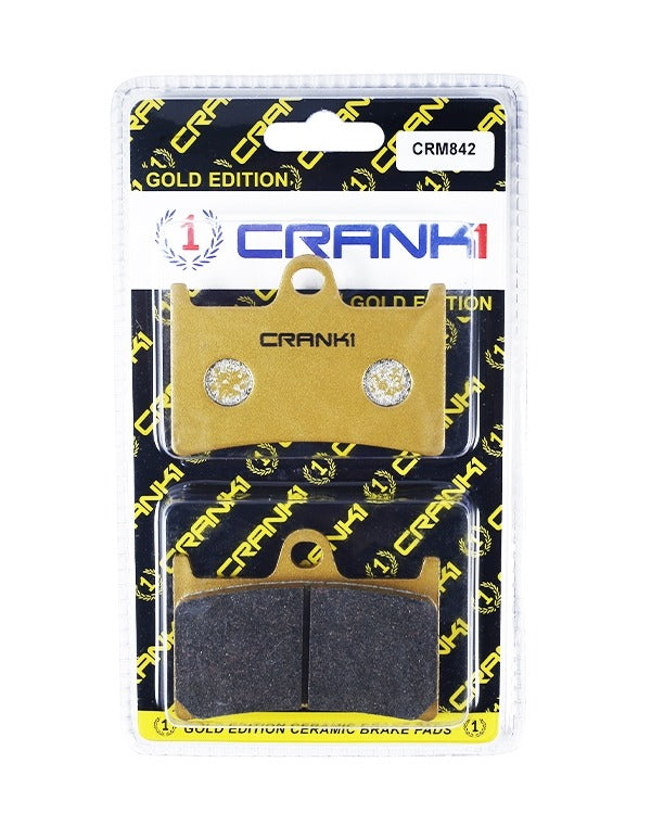 Crank1 Ceramic Brake Pads For Triumph Thunderbird LT (2017) - Front - CRM842 - 2 Sets