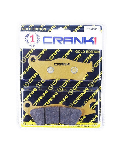 Crank1 Ceramic Brake Pads For Hero CBZ Xtreme - Front - CRM063