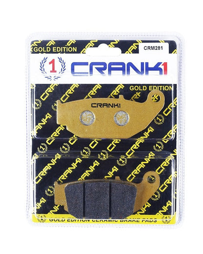 Crank1 Ceramic Brake Pads For Honda CB Hornet 160R (2019) - Rear - CRM281