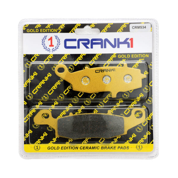 Crank1 Ceramic Brake Pads For Left And Right Kawasaki Ninja 650 (2006-2016) - Front - CRM534 + CRM253 - 2 Sets