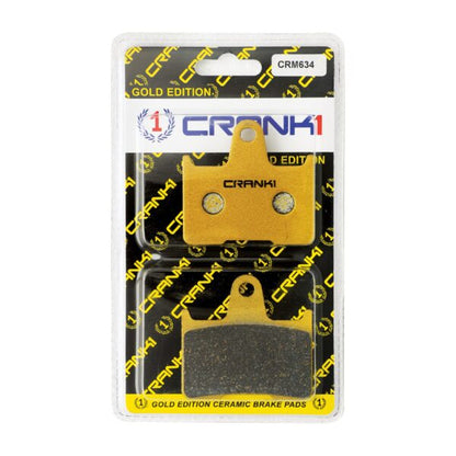 Crank1 Ceramic Brake Pads For Harley Davidson Iron 883 (2014 Onwards) - Rear - CRM634