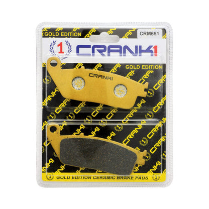 Crank1 Ceramic Brake Pads For Kawasaki Ninja 650 (2017 Onwards) - Front - CRM651 - 2 Sets