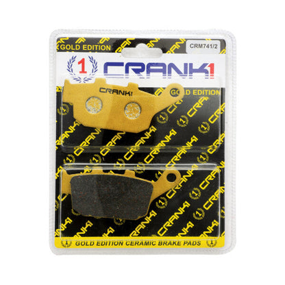 Crank1 Ceramic Brake Pads For Honda CBR650 - Rear - CRM741
