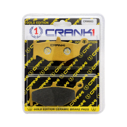Crank1 Ceramic Brake Pads For Suzuki Hayabusa (2008-2012) - Rear - CRM953