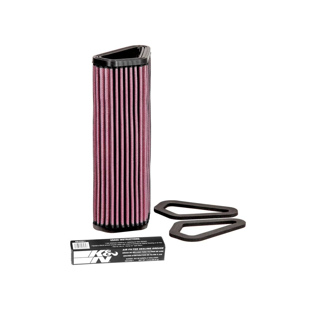 K&N High Flow Air Filter For Ducati Diavel/ Multistrada 1198 / Streetfighter/ EVO 848 - DU-1007