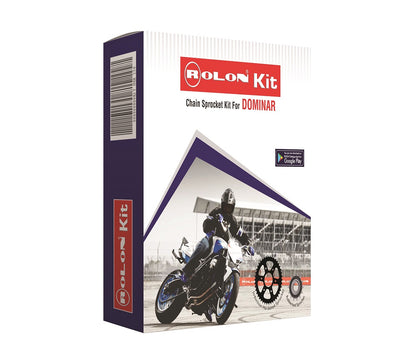 Rolon Chain and Sprocket kit for Bajaj Dominar 250 - KIT HPOR 333