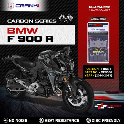 Crank1 Carbon Brake Pads For BMW F 900 R (2020-2023) - Front - CFB036 - 2 Sets