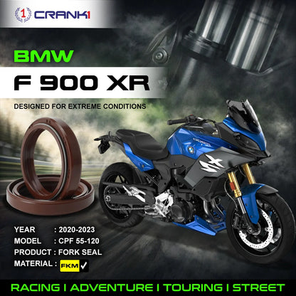 Crank1 Fork Oil Seals Pair For BMW F 900 XR (2020-2023) - CPF55-120