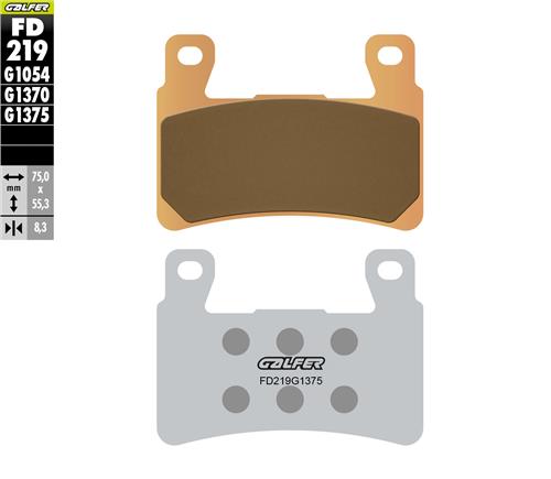 Galfer FD219G1375 Sintered Brake Pads