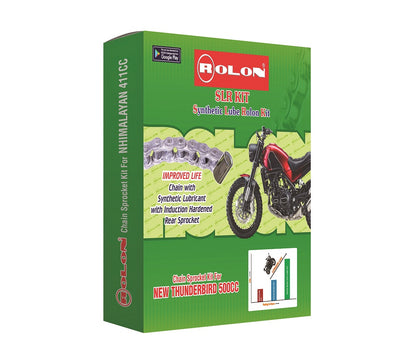 Rolon Chain and Sprocket kit for RE Thunderbird 350 - KIT BS 248