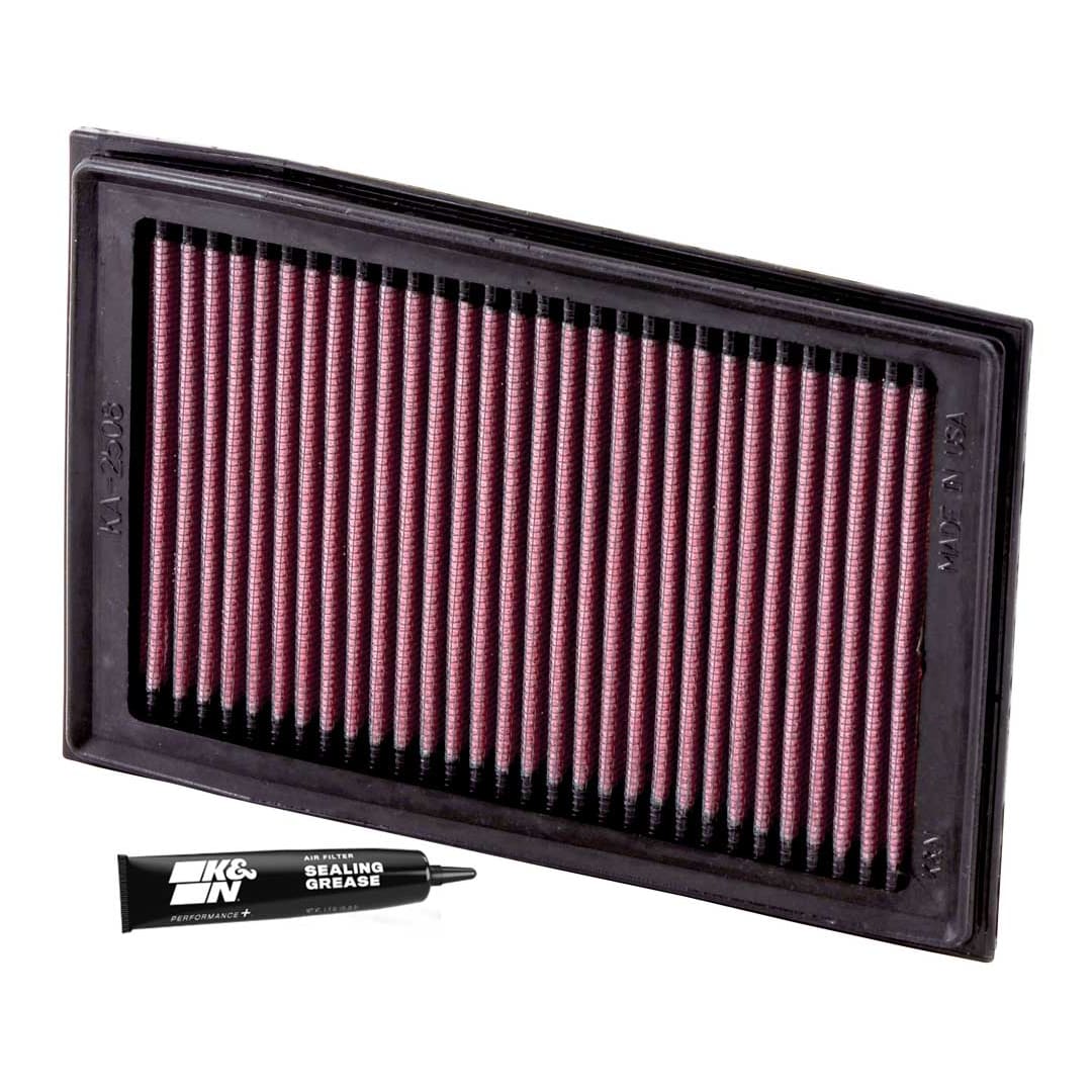 K&N High Flow Air Filter for Kawasaki Ninja 250/ 300 - KA-2508
