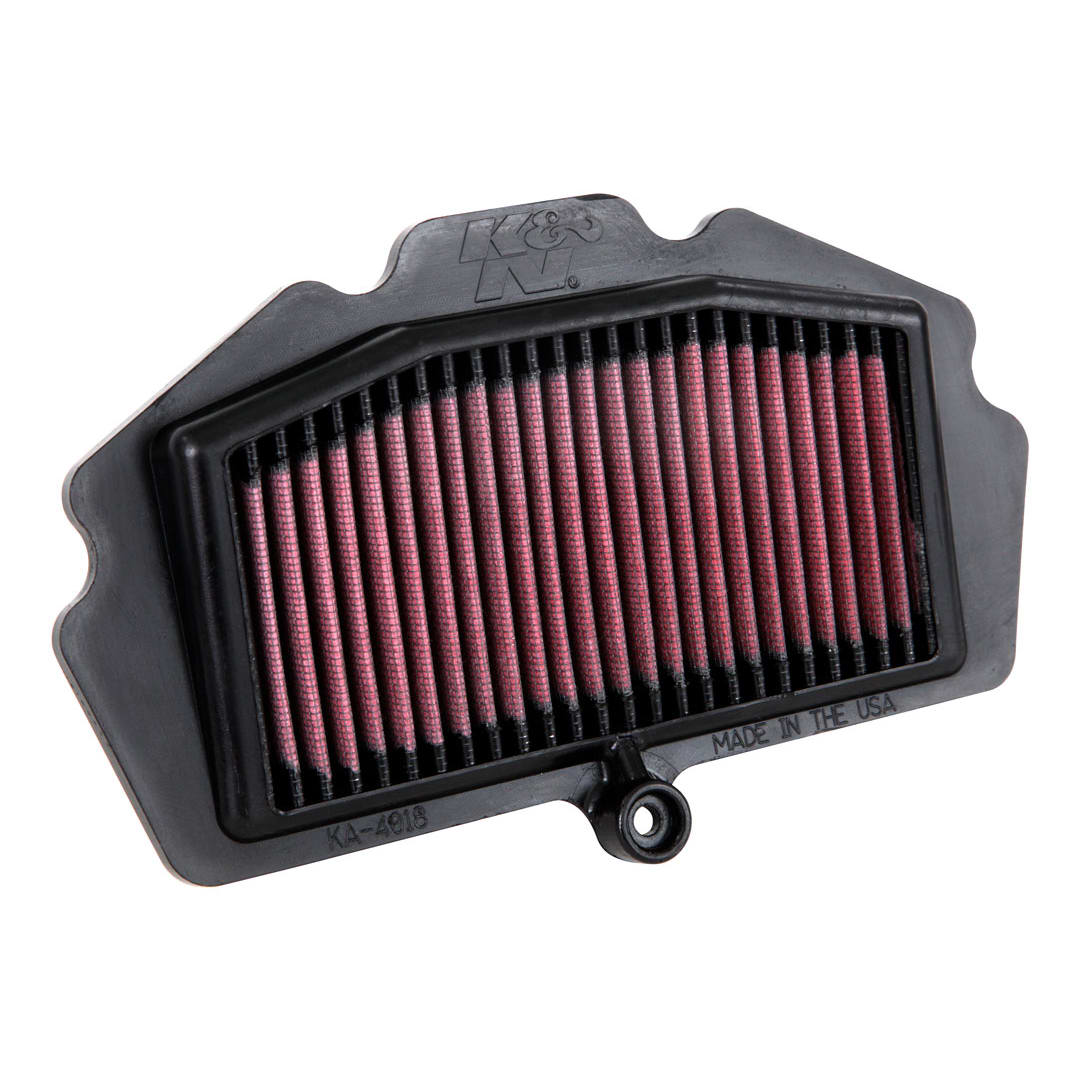 K&N High Flow Air Filter for Kawasaki Ninja 400/ 500/ ZX 4R - KA-4018
