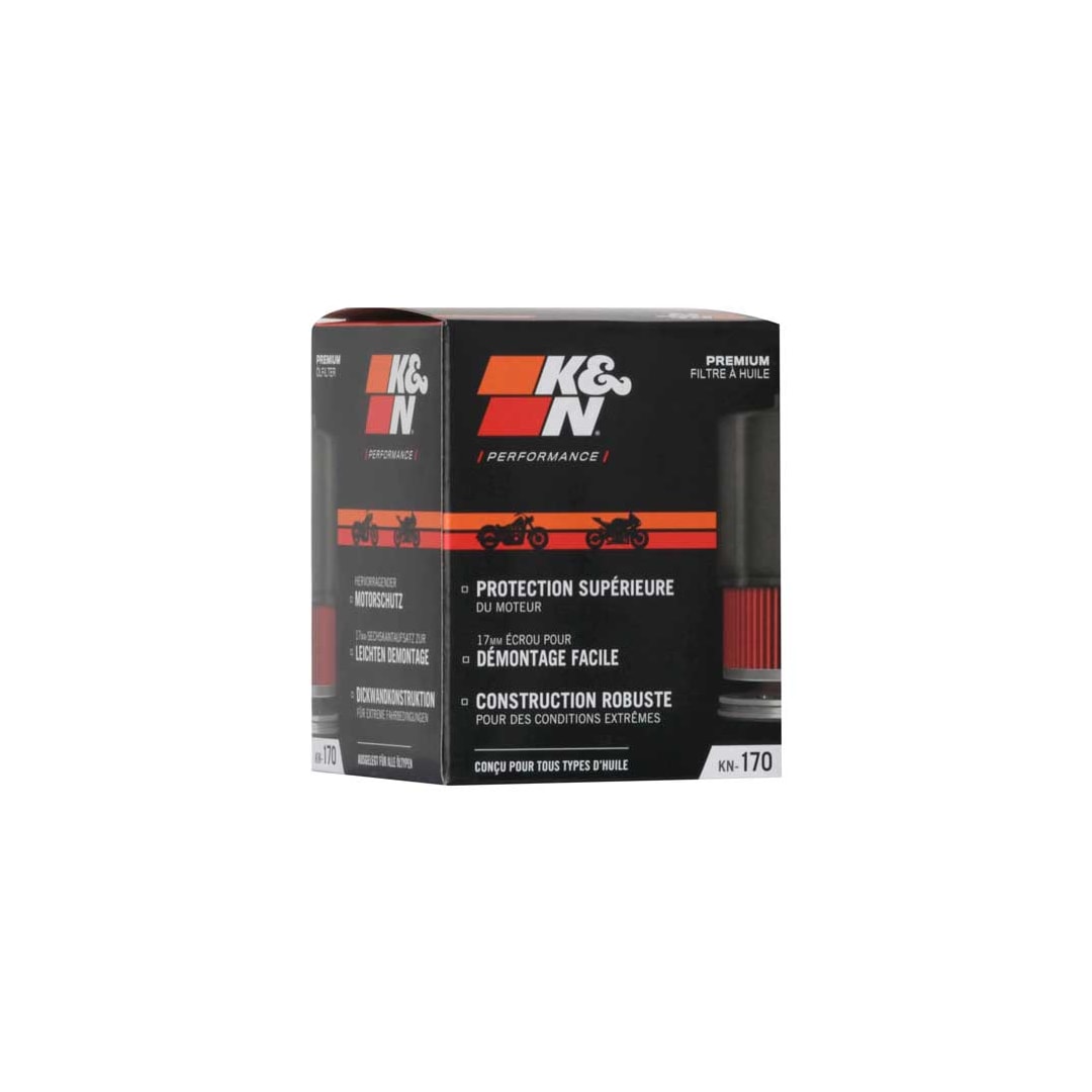 K&N High Performance Oil Filter for Harley Davidson Iron 883/ Forty Eight 1200 - KN-170