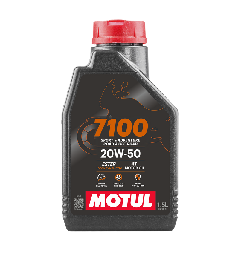 Motul 7100 4T 20W-50 Fully Synthetic Engine Oil - 1.5 litre