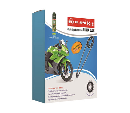 Rolon Chain and Sprocket kit for NINJA 250 R - KIT HPXR 184