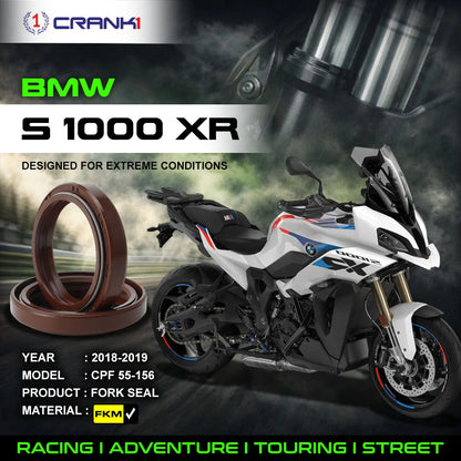 Crank1 Fork Oil Seals Pair For BMW S 1000 XR (2018-2019) - CPF55-156