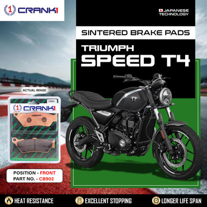 Crank1 Sintered Brake Pads For Triumph Speed  T4 - Front - CB902