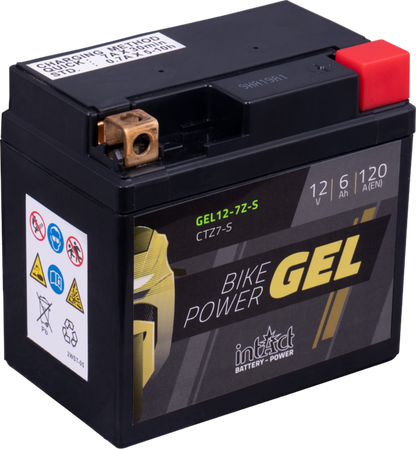 IntAct Battery YTZ7S - 12V, 6Ah, CCA 120A - GEL12-7Z-S